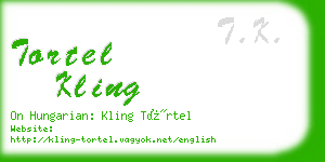 tortel kling business card